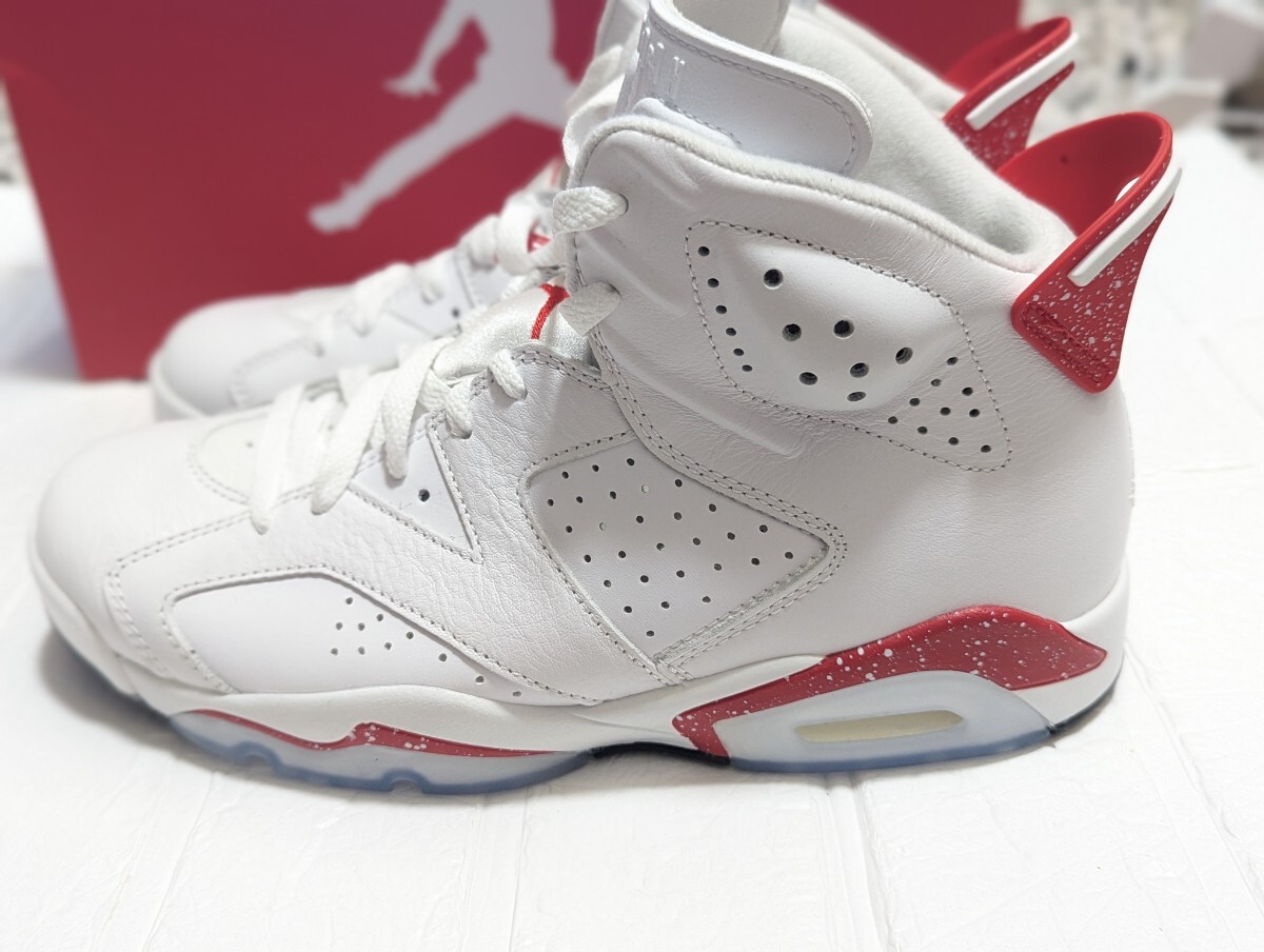 ☆新品未使用☆NIKE/ナイキ AIR JORDAN 6 RETRO RED OREO/エア ジョーダン 6 レトロ レッド 26.5cm/1円〜_画像3