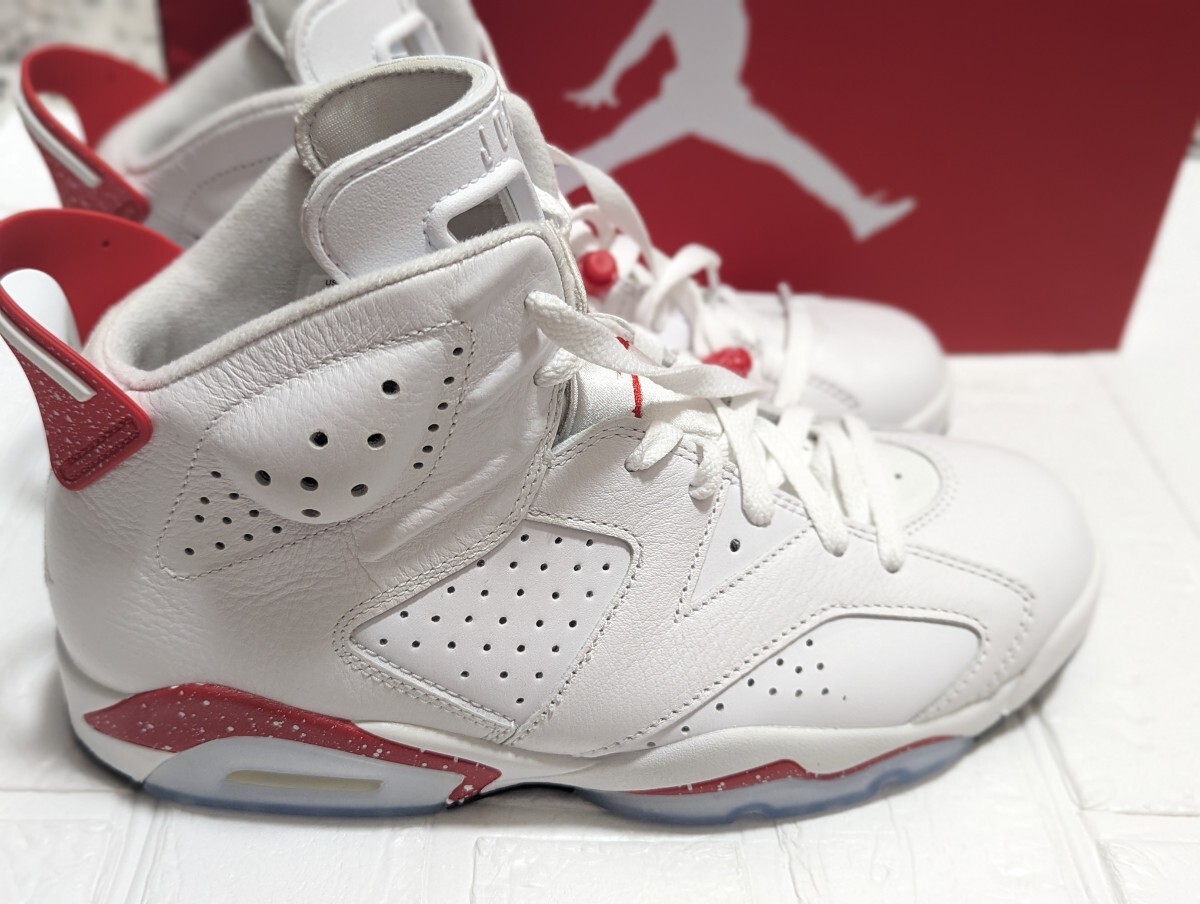 ☆新品未使用☆NIKE/ナイキ AIR JORDAN 6 RETRO RED OREO/エア ジョーダン 6 レトロ レッド 26.5cm/1円〜_画像2