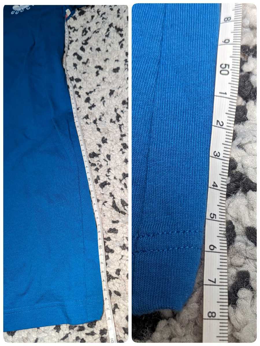 GUCCI adidas グッチ アディダスコラボ 長袖Tシャツ ワンピース ブルー レディース M (170/92Y)/1円〜_画像8