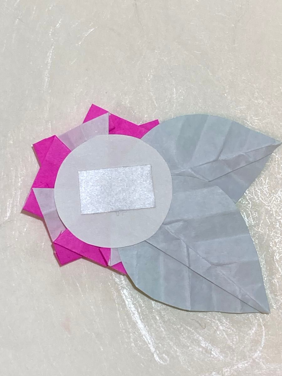 【折り紙ハンドメイド】折り紙　封筒と薔薇の花　16セット　ポチ袋