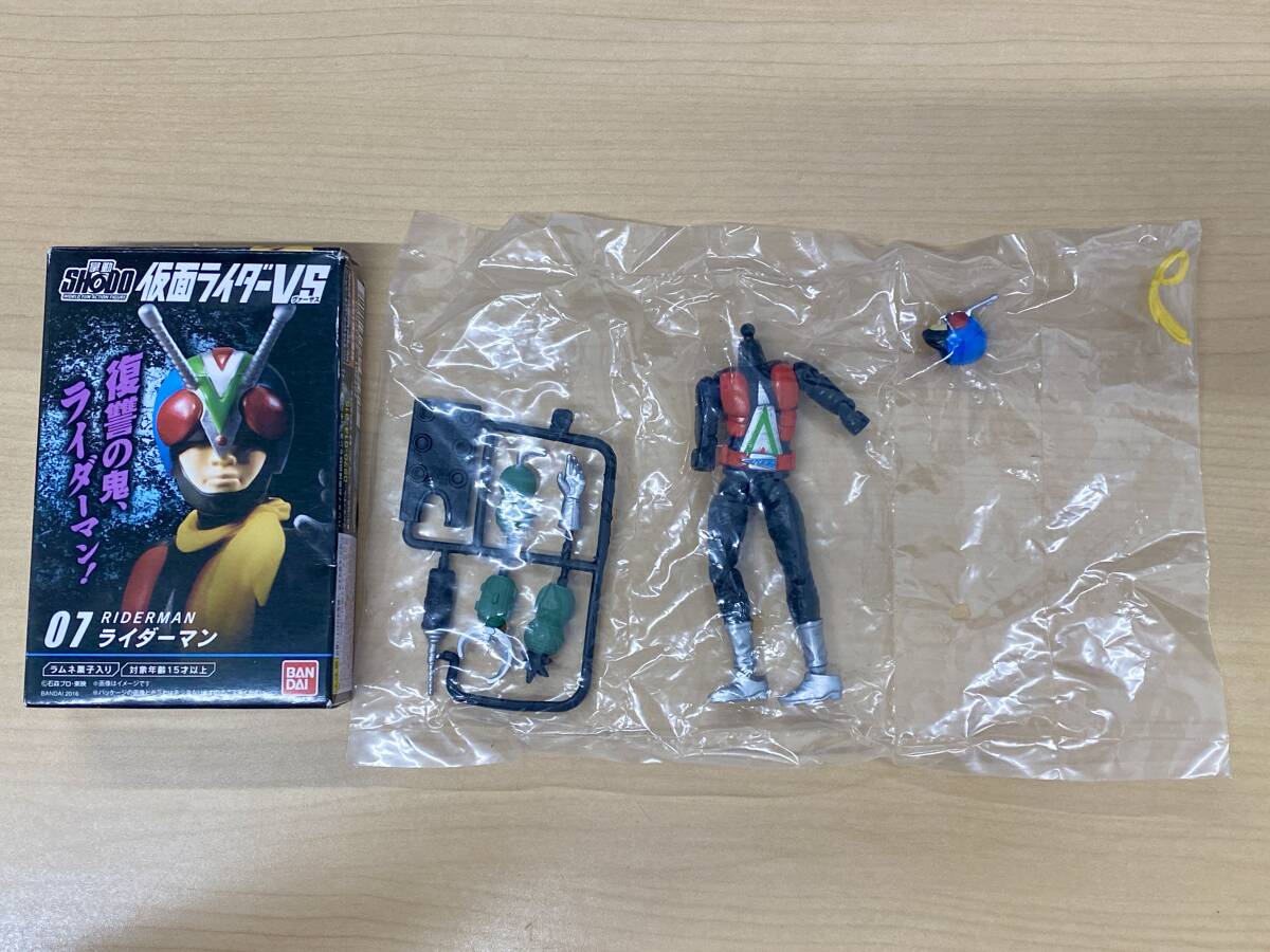 SHODO 仮面ライダーVS2 07 ライダーマン ( シークレット ) BANDAI MASKED KAMEN RIDER 掌動 ヴァーサス VS 2 RIDERMAN_画像1