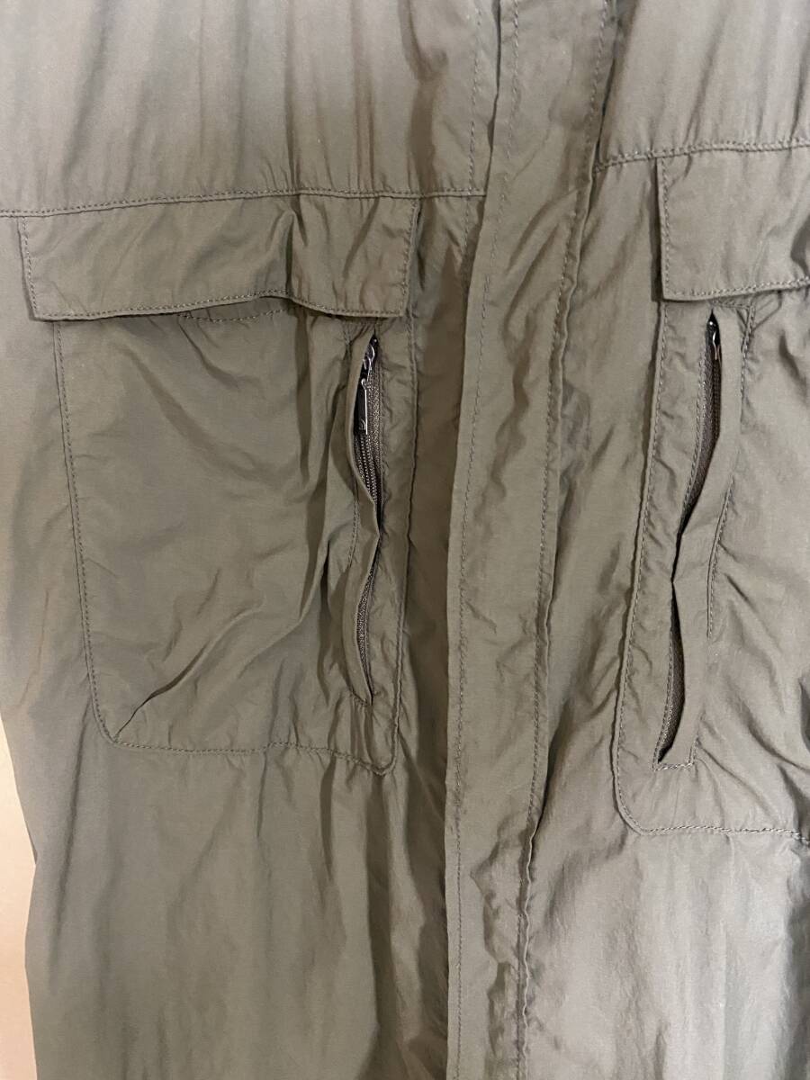 THE NORTH FACE ノースフェイス レディース半袖シャツ カーキ 濃いグリーン サイズＬ NR21318 中古 ミリタリーの画像3