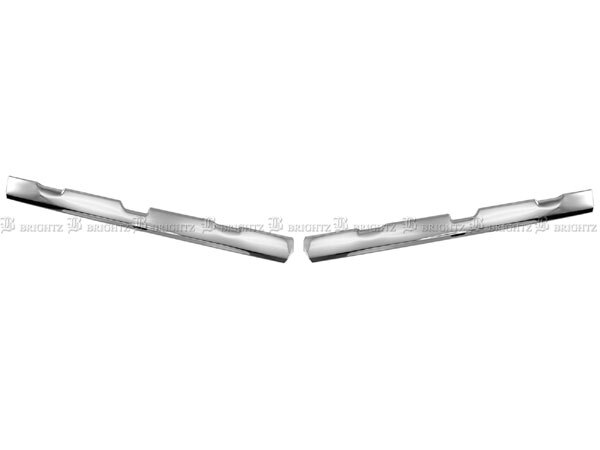 三菱ふそう スーパーグレート 超鏡面 ステンレス メッキ グリル アッパー カバー 2PC フロント ガーニッシュ ベゼル パネル TRUCK－L－086の画像1