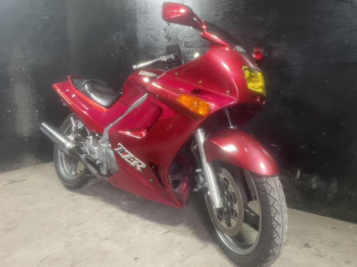 ★支払総額8.8万円★書類完備！始動動画あり♪ カワサキ ZZR250 EX250H 激安250ccMT車両！イエローヘッドライト！初めての方も♪_画像4