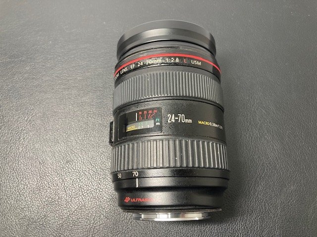 ジャンク品　レンズ　canon　キヤノン　EF24-70mm　F2.8L　USM_画像3