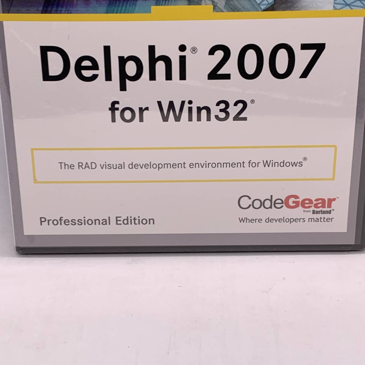 【 редкий 】 нераспечатанный CODEGEAR DELPHI 2007 for Win32 Enterprise Edition Borland  приложение ... развитие   20240413G96