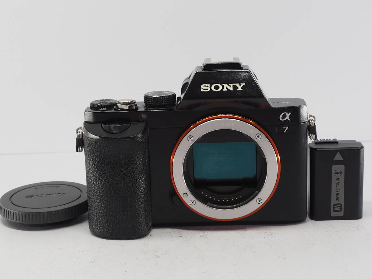 ★特上品★ ソニー SONY α7 ボディ ILCE-7 ＋ バッテリーのみ ★完動品 ＃A436_画像1