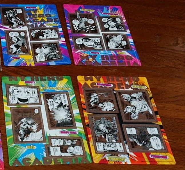 (値下げ) 【特典のみ】  僕のヒーローアカデミア ヒロアカ 40巻特典 クリアカード 6種類 コンプリート +1枚セット