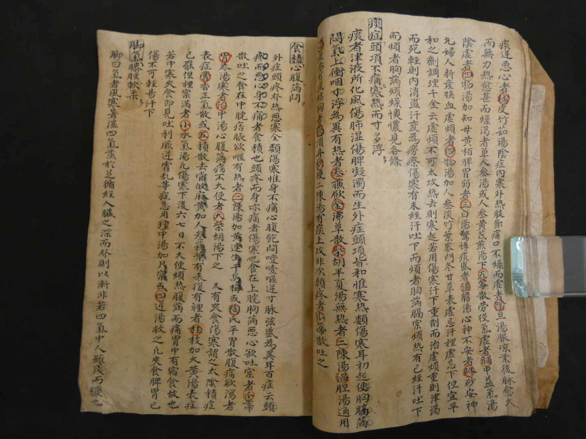 傷寒伝 張仲景傷寒纂要 朝鮮 写本 66丁 漢方 写本 古文書の画像7