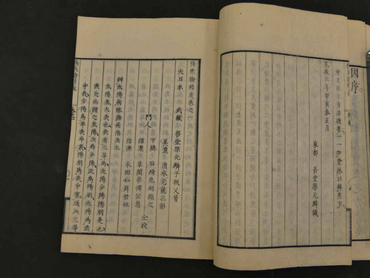 13090円 傷寒論精義 原元鱗 文化5年序5巻6冊 東洋医学・漢方・和 13090円 傷寒論精義 原元鱗 文化5年序5巻6冊 東洋医学・漢方・和