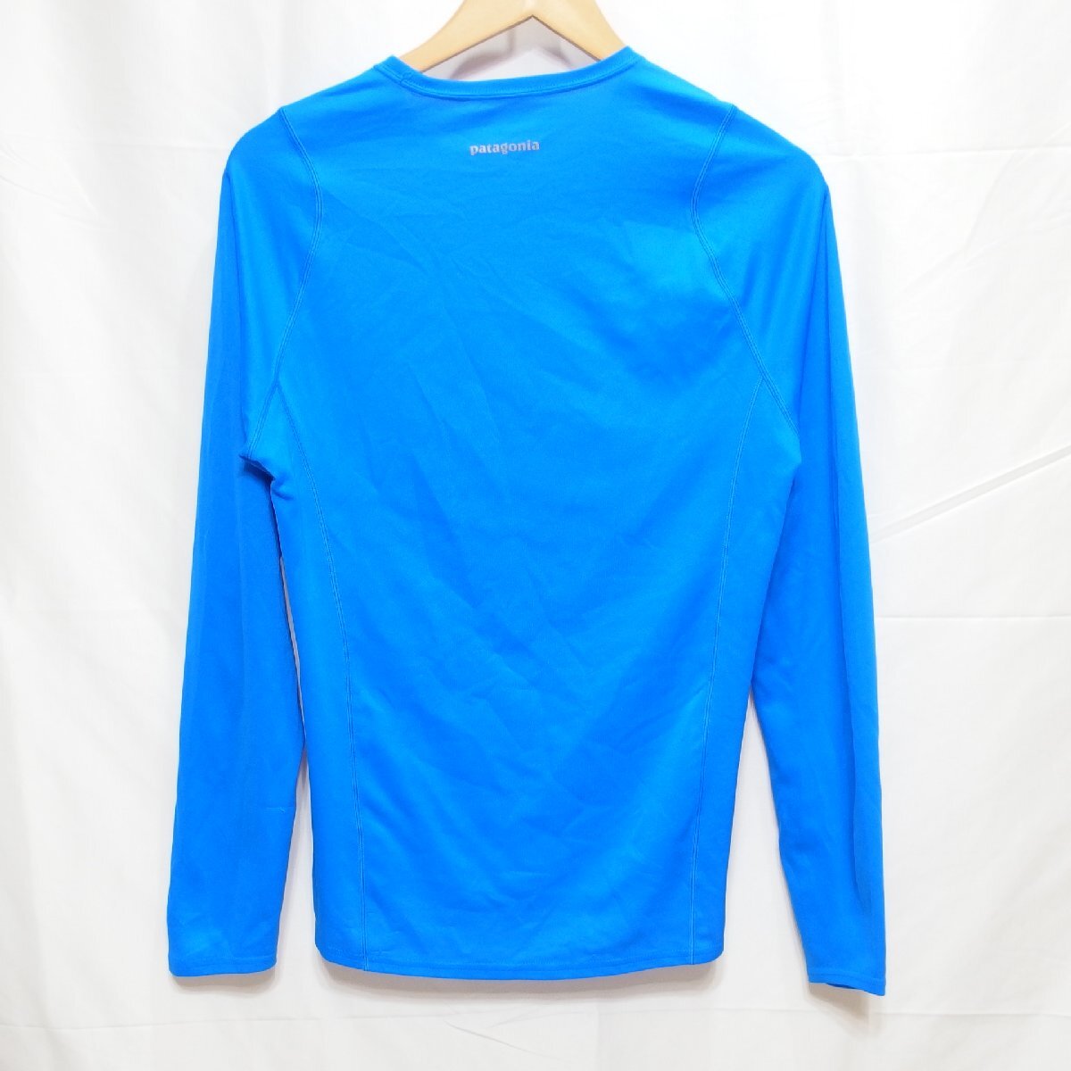 Patagonia◆パタゴニア 長袖Tシャツ（ブルー）サイズS（日本サイズM相当）◆USEDの画像7