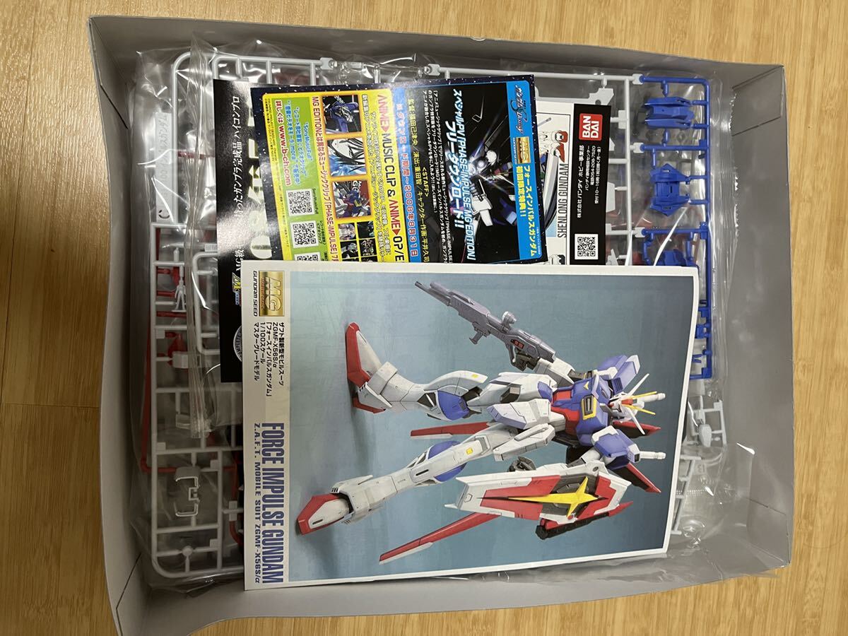  Bandai gun pra не собран Mobile Suit Gundam SEED DESTINY MG сила Impulse Gundam коробка . вмятина иметь 