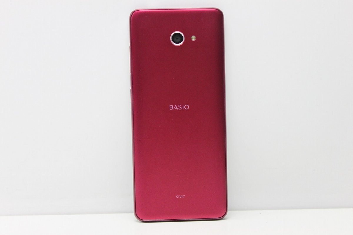 au 京セラ BASIO4 KYV47 SIMロック解除済み SIMフリー Android スマートフォン 残債なし 32GB ピンク_画像7