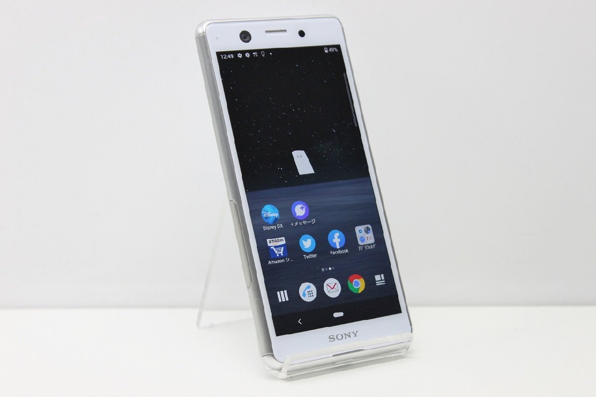 docomo SONY Xperia Ace SO-02L SIMロック解除済み SIMフリー Android スマートフォン 残債なし 64GB ホワイト_画像1