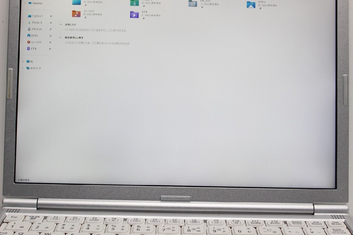 ノートパソコン Windows11 中古 Panasonic レッツノート CF-SV8 第8世代 Core i5 SSD256GB メモリ8GB Windows10 カメラ_画像2