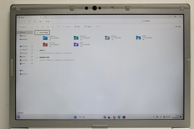 1円スタート ノートパソコン Windows11 Panasonic レッツノート CF-SV7 メモリ8GB 第8世代 Core i5 SSD256GB Windows10 12.1 カメラの画像2