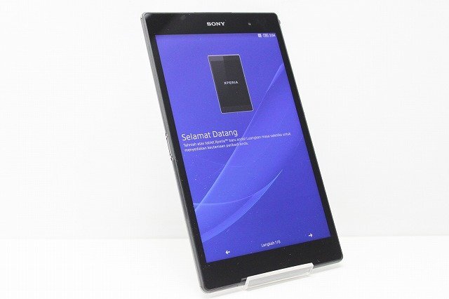 1円スタート SONY Xperia Tablet Z3 Wi-Fi SGP612 SIMフリー Android スマートフォン 赤ロム保証 32GB ブラック_画像1