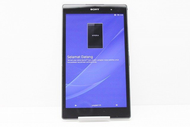 1円スタート SONY Xperia Tablet Z3 Wi-Fi SGP612 SIMフリー Android スマートフォン 赤ロム保証 32GB ブラック_画像2