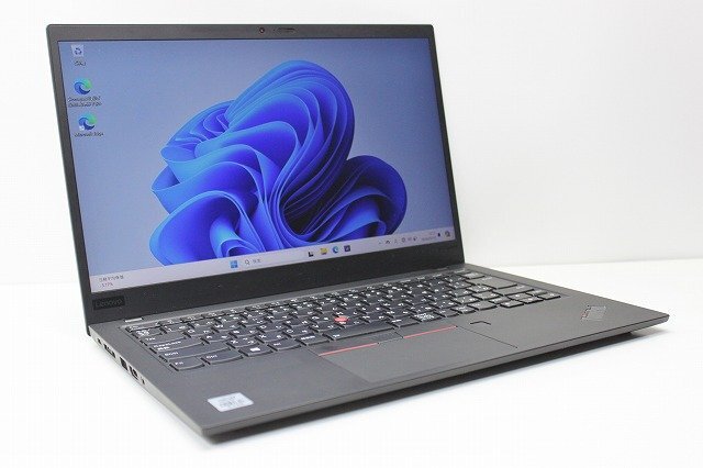 1円スタート ノートパソコン Windows11 ハイスペック Lenovo ThinkPad X1Carbon Gen8 20UAS4J000 第10世代 Core i5 メモリ16GB SSD256GB_画像1