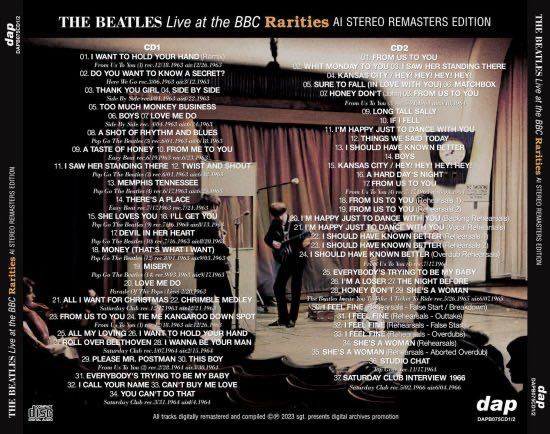THE BEATLES / LIVE AT THE BBC : RARITIES - AI STEREO REMASTERS 2023 (2CD プレス盤)_画像4