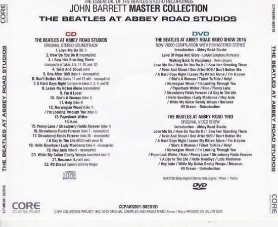 THE BEATLES / THE BEATLES AT ABBEY ROAD STUDIOS : JOHN BARRETT MASTER COLLECTION【1CD+1DVD】_画像2