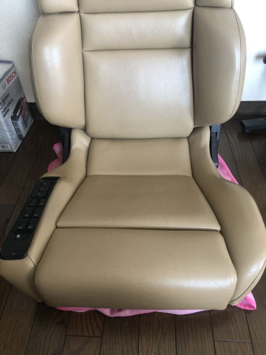 引き取り限定　発送不可　レカロ RECARO 電動　CSE 希少ベージュ　左右セット_左