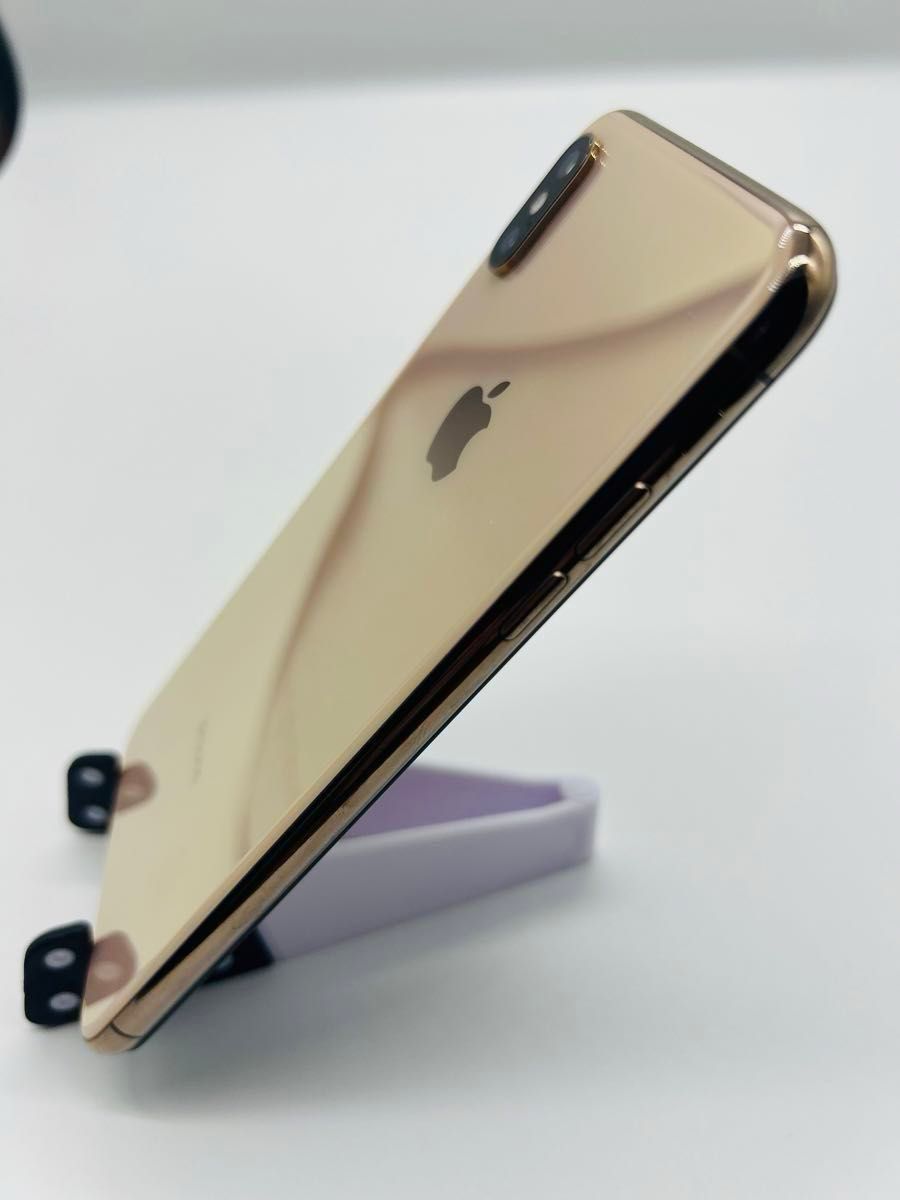 iPhoneXSMAX  64GB ゴールド　本体　SIMフリー 白ロム iPhone Apple 外箱あり ジャンク扱い　