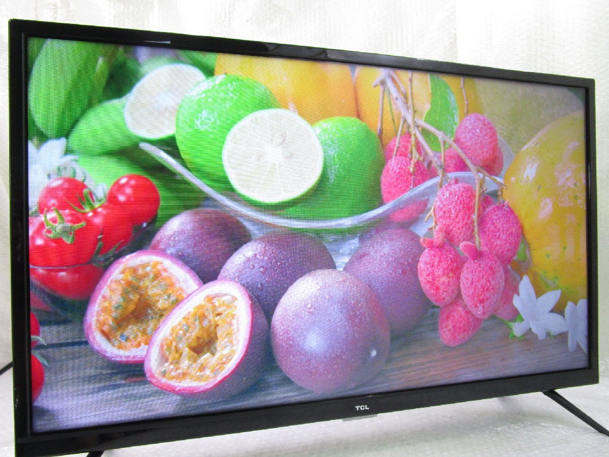 ☆良品 TCL 32インチ ハイビジョン液晶テレビ スマートテレビ AndroidTV 外付けHDD対応 32S516E 2022年製 リモコン付き 直接引取OK w43012_画像2