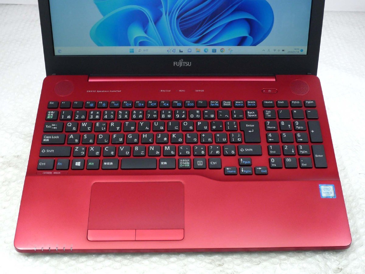 ●富士通 FUJITSU LIFEBOOK AH45/X / Core i3 6100U / 4GBメモリ / 1TB HDD / 15.6型 / Windows11 Home【 中古ノートパソコンITS JAPAN 】_画像2