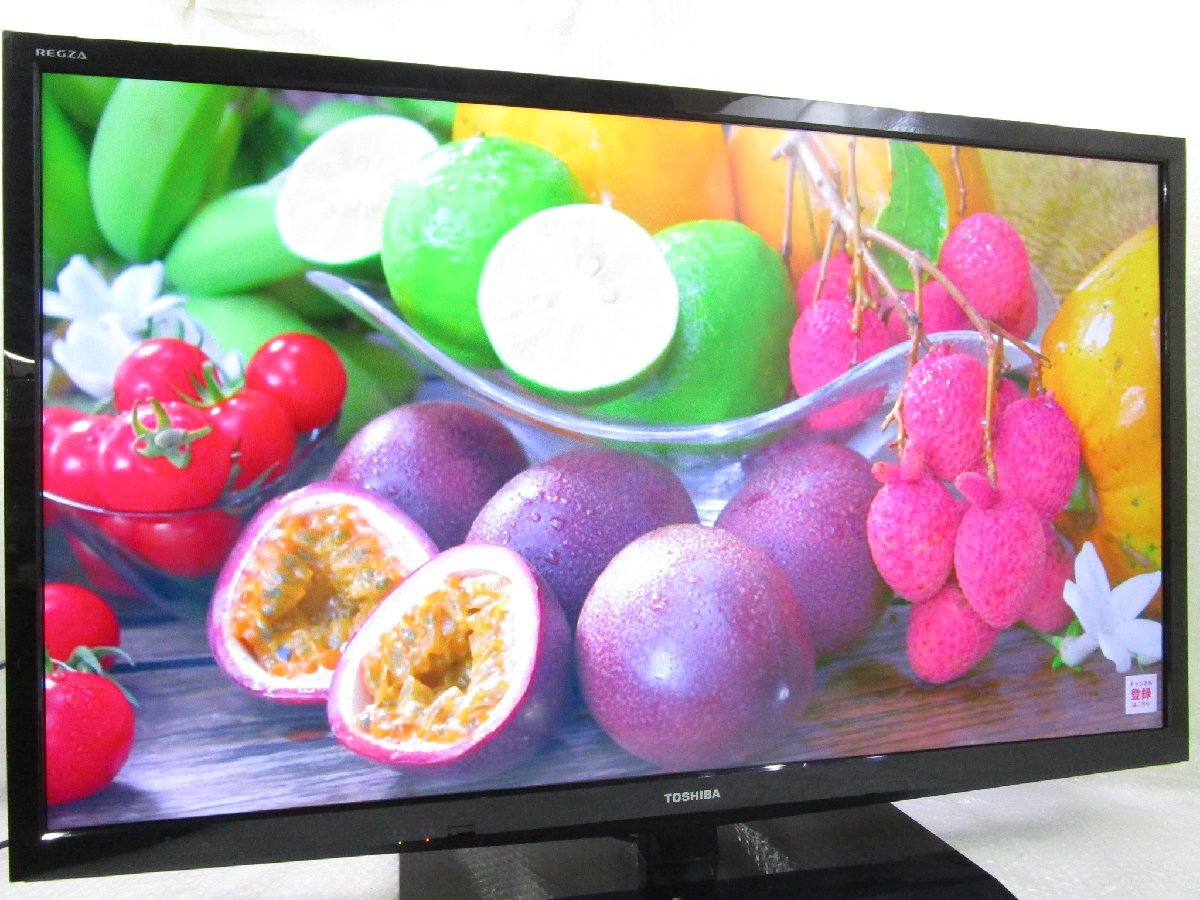 ☆TOSHIBA 東芝 REGZA 40V型 ハイビジョン液晶テレビ 外付けHDD録画対応 40B3 2012年製 リモコン付き 直接引取OK w51615_画像2