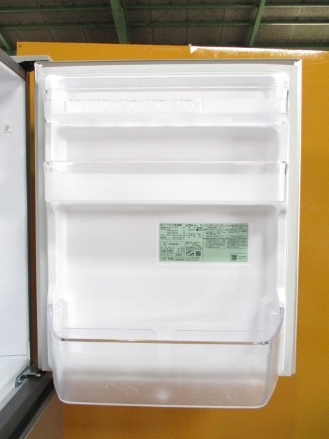 ☆HITACHI 日立 3ドア ノンフロン冷凍冷蔵庫 265L まんなか野菜 R-27NV(N) 2021年製 シャンパン 直接引取OK w5153_画像3