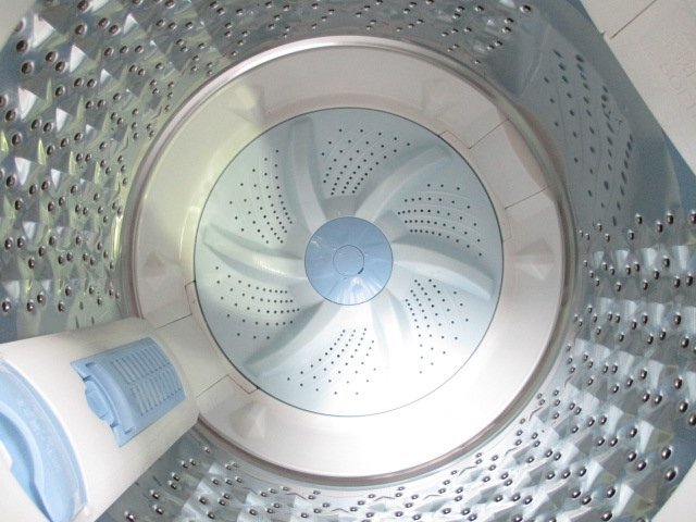 ☆TOSHIBA 東芝 全自動洗濯機 7.0kg 浸透パワフル洗浄 部屋干しモード AW-7G9 ホワイト 2021年製 取説付き 直接引取OK w5152_画像4