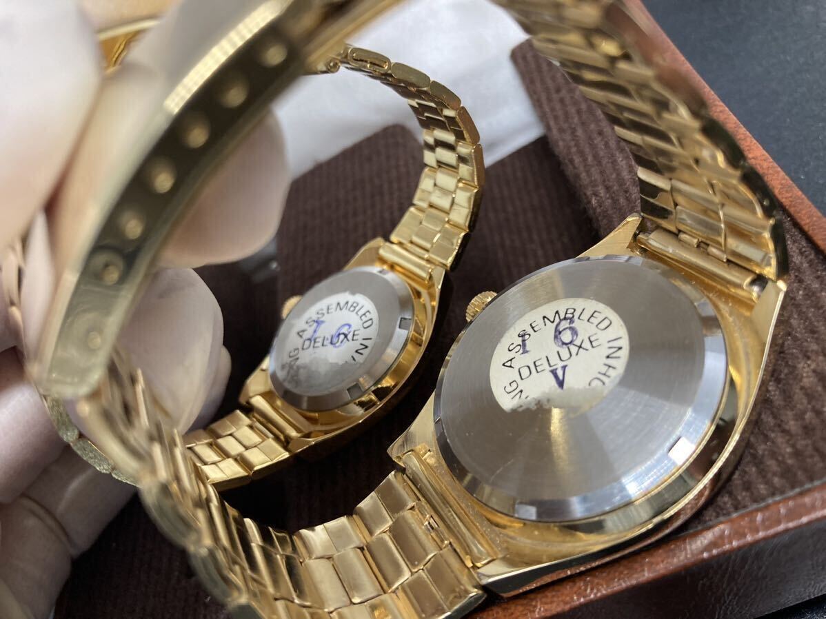 腕時計 ALBA VIENT アルバ　ヴィエント　LIGIIN リジン　ペア　SUPER DELUXE 手巻き　セイコー seiko ビンテージ　クォーツ _画像10