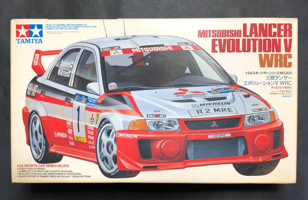 @中古絶版模型堂 タミヤ 1/24 三菱ランサーエボリューション5WRC 三菱 ミツビシ ランサーエボリューションV WRC ランエボ5 定形外送料510円_画像1