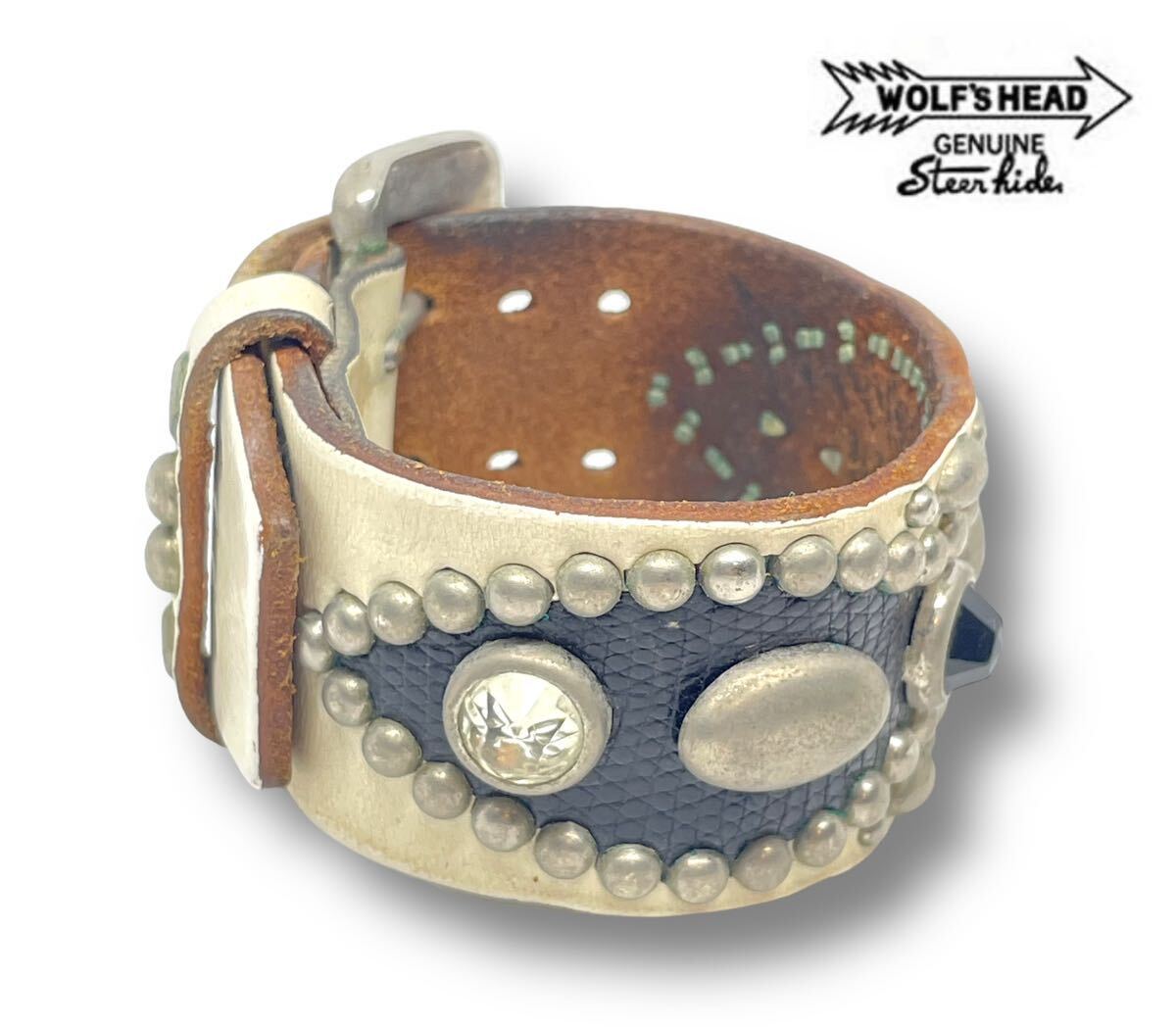 Bibian 比比昂 - WOLF'S HEAD ウルフズヘッド スタッズ レザー Bibian 比比昂 - WOLF'S HEAD ウルフズヘッド スタッズ レザー