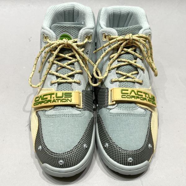 新品 正規品 Travis Scott × Nike AIR TRAINER 1/CJ Grey Haze トラビス スコット×ナイキ DR7515 001 トレーナー ハイカット スニーカー_画像3