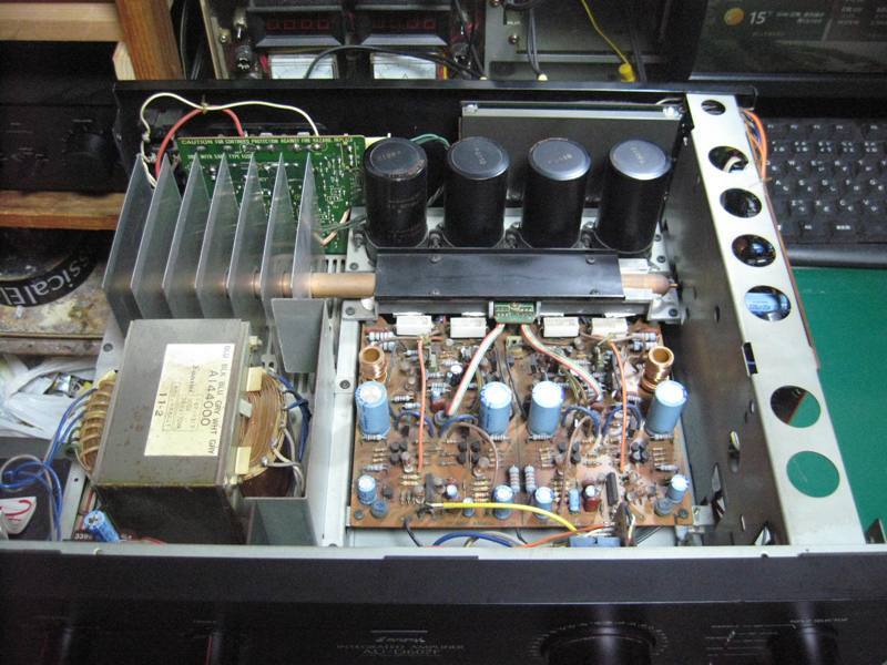 AUDIO【Sansui INTEGRATED AMPLIFIER AU-D607F 中古メンテ済み】 _画像4