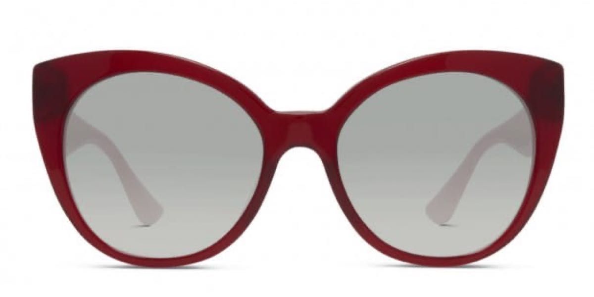 即納】希少 Miu Miu ミュウミュウ レッド ピンク キャットアイ 即納】希少 Miu Miu ミュウミュウ レッド ピンク キャットアイ