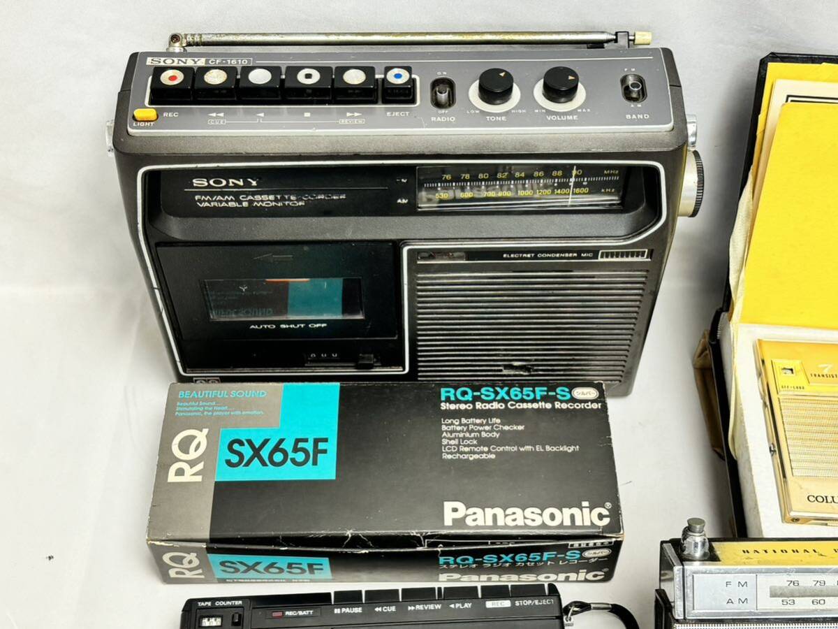 AZ-902 radio radio-cassette cassette recorder summarize Showa Retro SONY WM-F203 TC-1000B Kanebo cosme tiksNational RF-800 other 