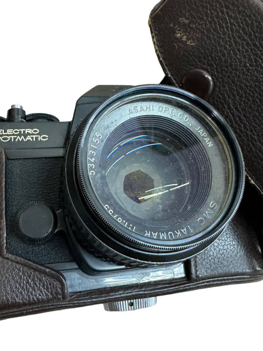 PENTAX カメラELECTRO SPOTMATIC レンズ　TAKUMAR 1:1.8/55 現状_画像2