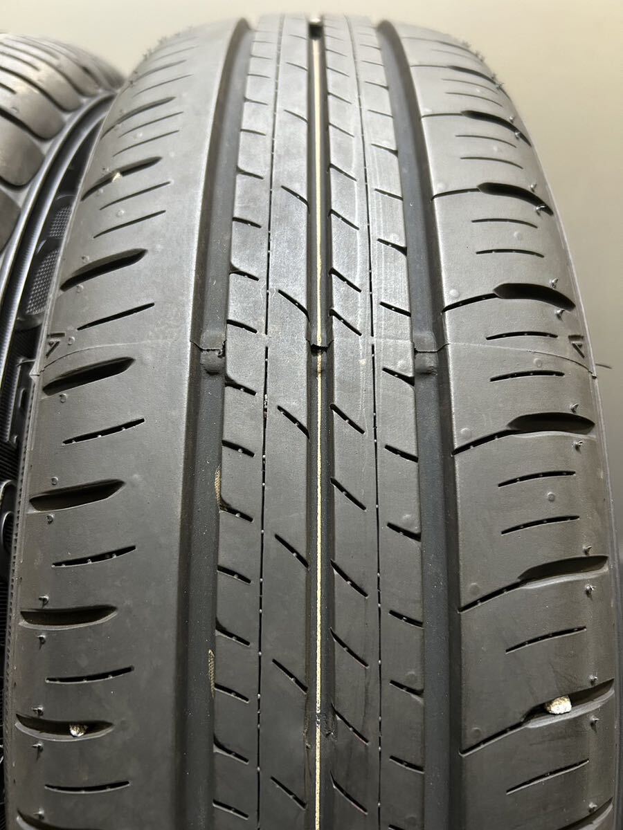 ★165/65R14 DUNLOP/ENASAVE EC204/EC300+ 20年製 トヨタ 純正 スチール 14インチ 5J ＋35 100 4H 夏タイヤ 4本 タンク ルーミー (2-F596)の画像9