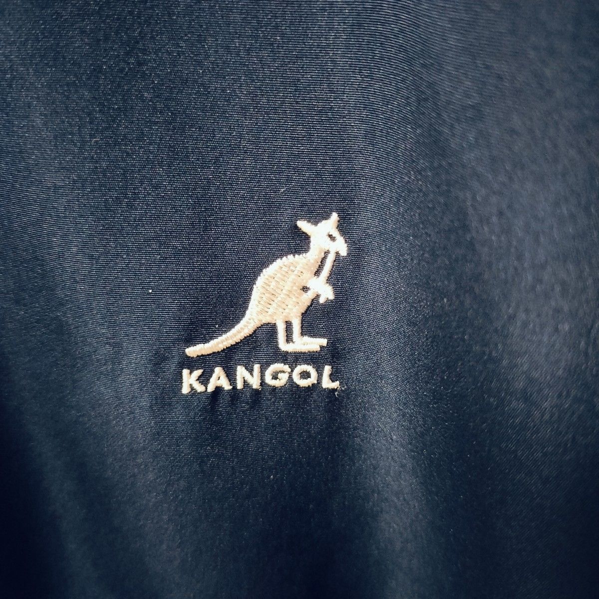 KANGOL 紺 ブルゾン カンゴール ゆるダボ ナイロンジャケット メンズL トラックジャケット