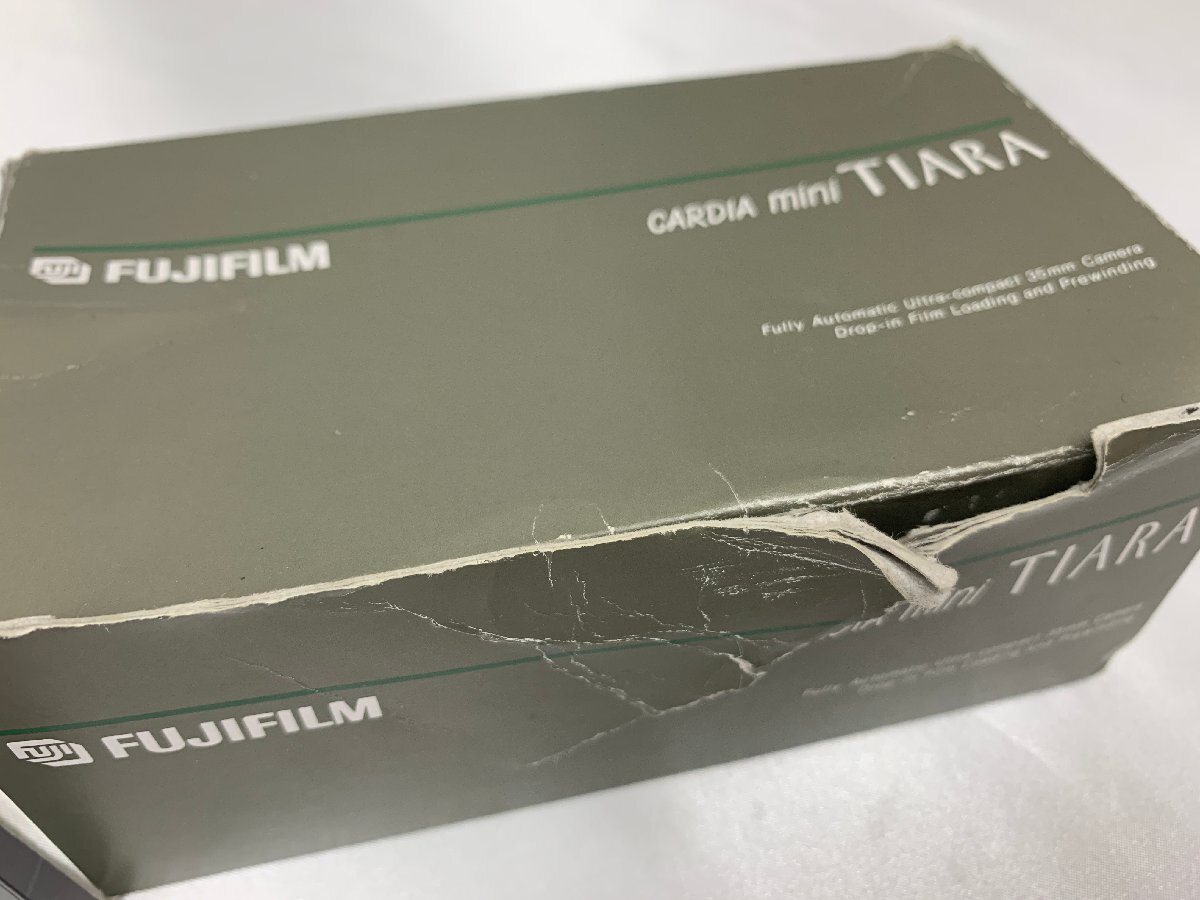  gold gram [12] FUJIFILM Fuji film CARDIA mini TIARA Tiara film camera compact 035@K09 * free shipping *