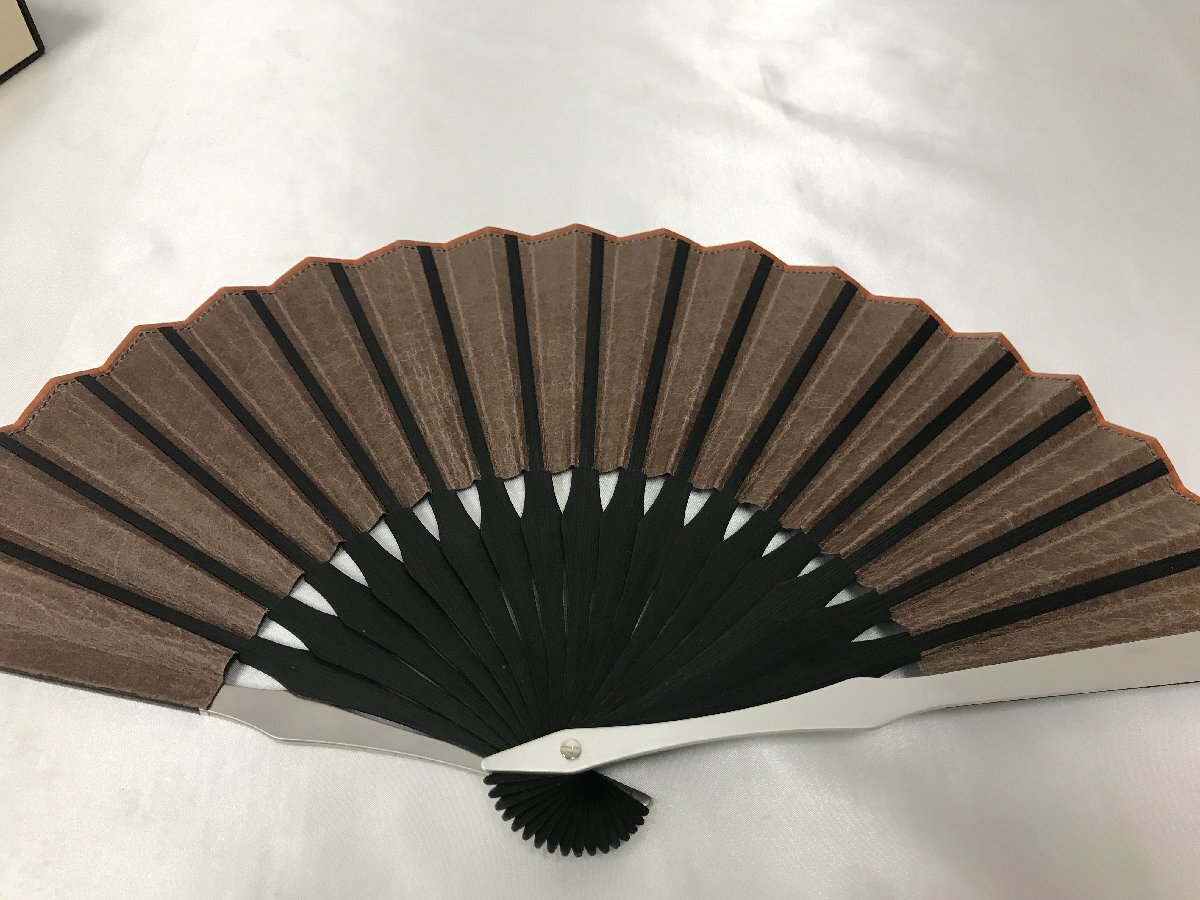  gold gram [12] Grande Ross1 grande Rossi sense leather metal high class fan 080@K35 * free shipping *