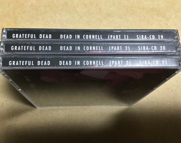 The Grateful Dead／Dead In Cornell [Part 1,2,3] 3枚セット (ザ・グレイトフル・デッド)　1977年ライブ SIRA-CD 19,20,21_画像2