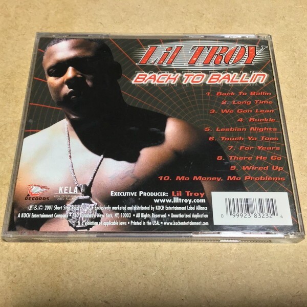 Lil Troy／Back To Ballin　KOC-CD-8323 2001年 G-rap_画像2