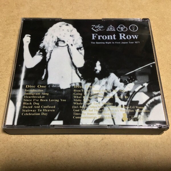 Led Zeppelin／Front Row [The Opening Night In First Japan Tour 1971] (レッド・ツェッペリン)　1971年ライブ CD2枚組 memphis 01/02_画像2