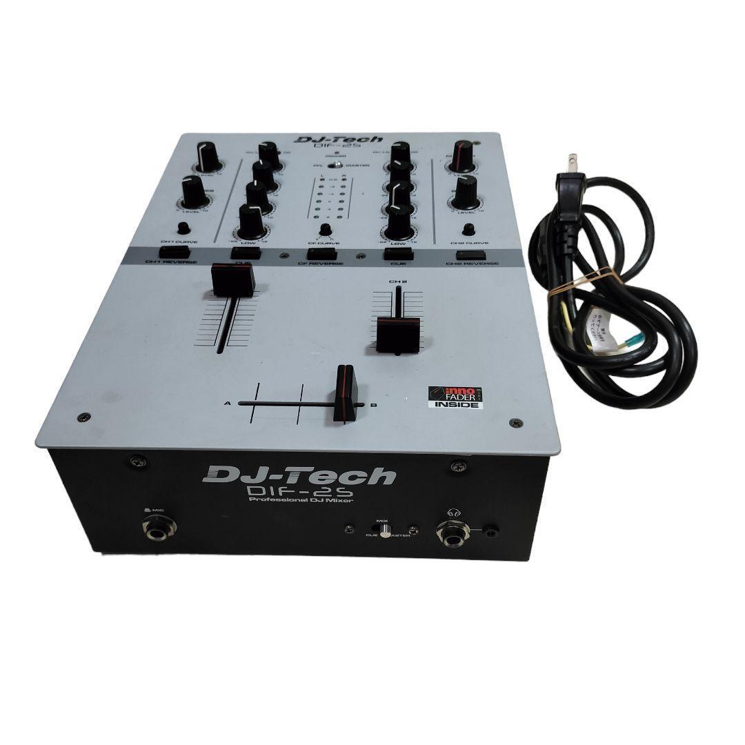 極美品DJ-Tech DIF-2S プロフェッショナルDJミキサー Mini innoFADER 2チャンネル_画像1