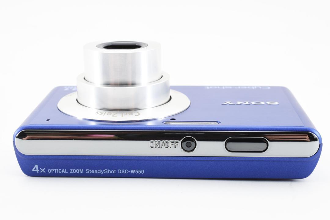 箱付美品SONY DSC-W550 　ブルー コンパクトデジタルスチルカメラ デジカメ　コンデジ　ソニー　サイバーショット_画像6