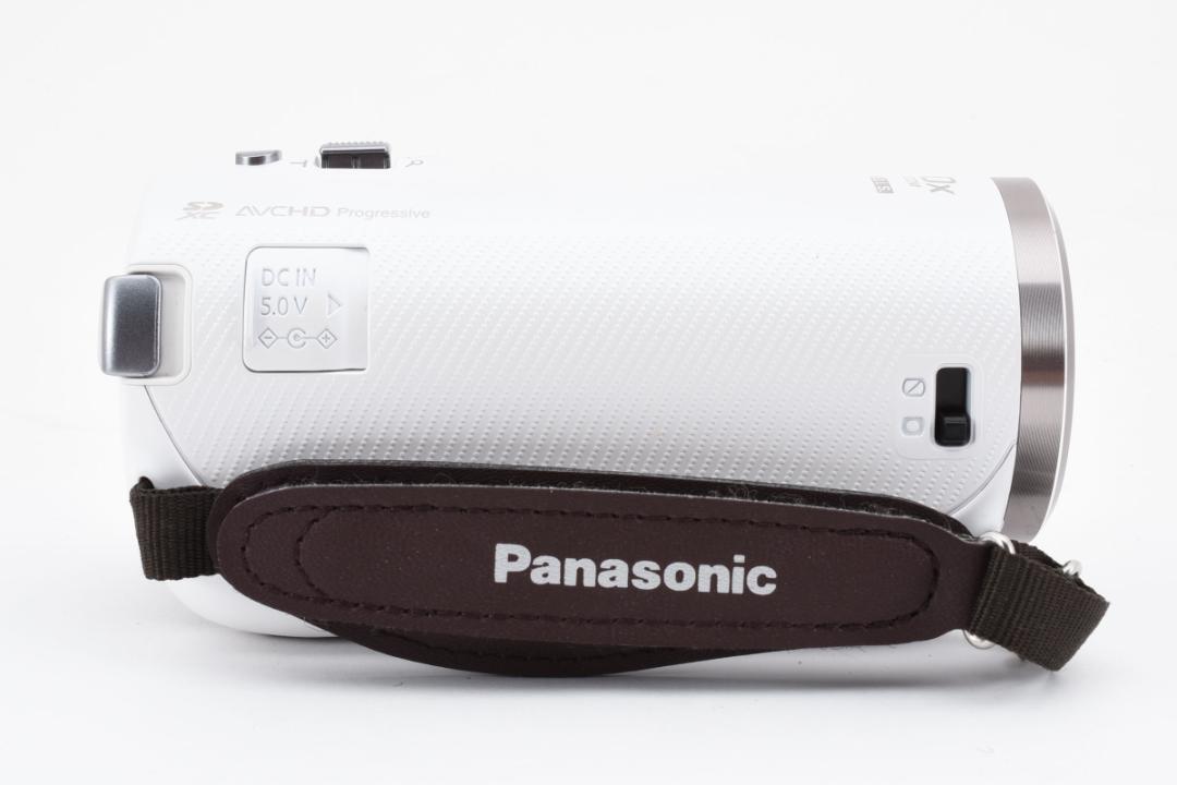 箱付美品Panasonic HC-V360MS ホワイト デジタルビデオカメラ　ハイビジョン　ハンディカム　充電器　バッテリー　ケーブル_画像6